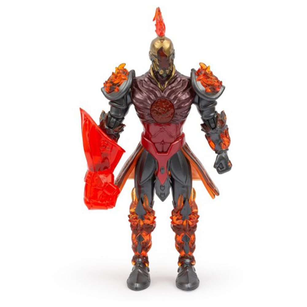 Figurine Gormiti Fireon 15 Cm – Articulée 9 Points, Fonction D’Attaque, Modèle Feu, Collection Scion, Dès 4 Ans