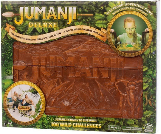 Joc de Societate Jumanji Deluxe pentru 2-4 Jucători 8+ Ani (EN) Spin Master