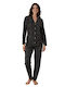 Boyraz Set Pijamale pentru Femei Negru