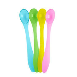 Kikka Boo Baby Set with Spoons made of Plastic for 6+ months Multicolored 4pcs