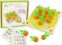 Memory- Carrots 3+ Ani (EN) Lean Toys