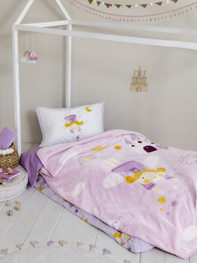 Nima Blanket Velvet Odette Lilac 160x220cm Nima Blanket Velvet Odette Lilac 160x220cm