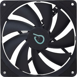 Spacer Case Fan 140mm 1200rpm 67.6cfm Without LED Lighting And 3-Pin Connection