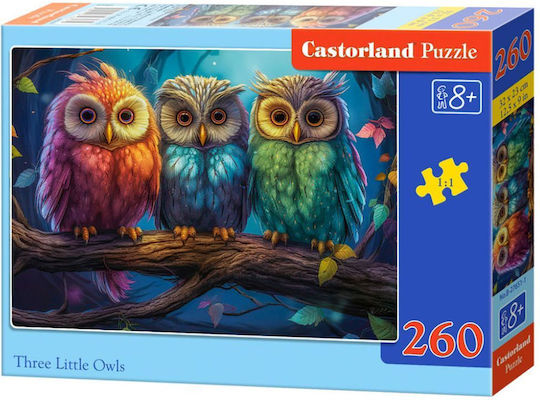 Castorland Three Little Owls Παζλ 260 Κομματια B-27651