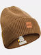 Beanie Ανδρικός Σκούφος Πλεκτός σε Καφέ χρώμα