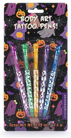 Tri-Coastal Design Body Art Ghosts Στυλό Ballpoint 5τμχ