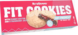 Nutriyummy Zuckerfreie Kekse Erdnussbutter Erdbeer Gelee 128g