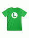 Kids' T-shirt Green Luigi Super Mario