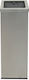 Silver Star Metallic Waste Bin 75lt