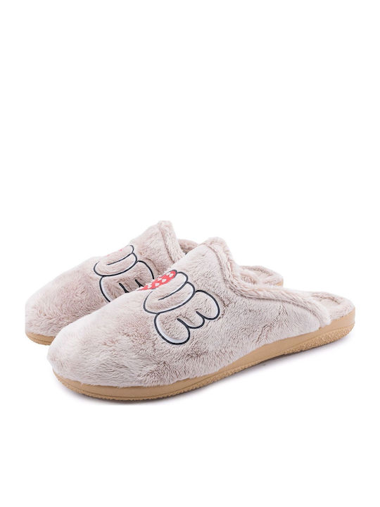 Winter Women's Slippers Beige
