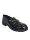 Λουστρίνι Γυναικεία Loafers σε Μαύρο Χρώμα