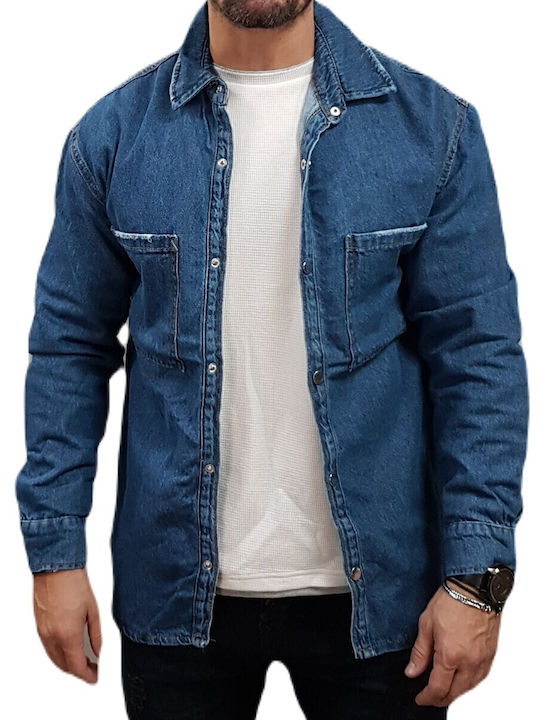 Geci Barbati Senior Denim Albastru
