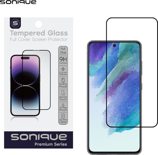 Hardy Glass Sonique Premium Series HD Full Cover 9H Samsung Galaxy S21 FE Black
