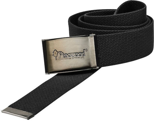 Pinewood Canvas Riemen Militärgürtel Schwarz 40mm