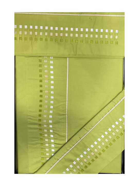 Valentini Bianco Сет Чаршафи 230x260см. Зелен 4бр