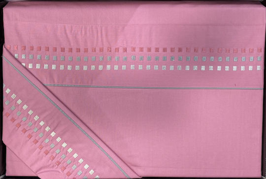Valentini Bianco Super-Double Bed Sheet Set 4 Pieces 230x260cm