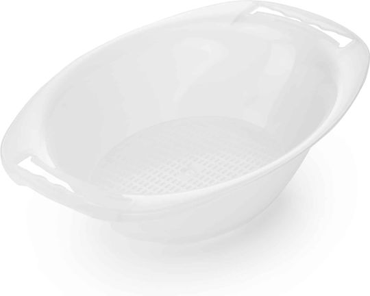 Borner Μπωλ Συλλογής Λαχανικών Οβάλ 38x23x10cm Λευκό