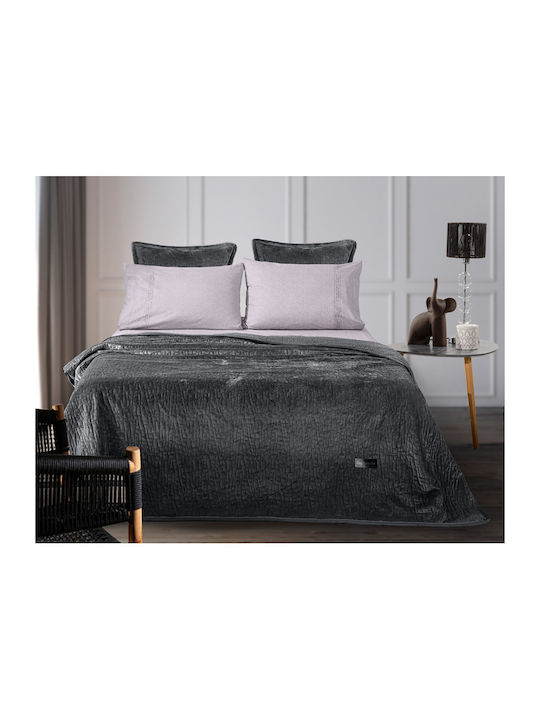 Guy Laroche Bolzano Sherpa Blanket Set Double B...