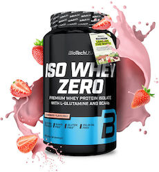 Biotech USA Iso Whey Zero With Glutamine & BCAAs Căpșuni 908gr Biotech USA Iso Whey Zero With Glutamine & BCAAs Căpșuni 908gr