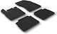 Lampa Set of Front and Rear Mats 4pcs Tray Type for Nissan X-Trail Black