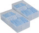 Ordinett Storage Box for Ties / Belts / Underwear in White Color 30.5x15.5x7.5cm 2pcs