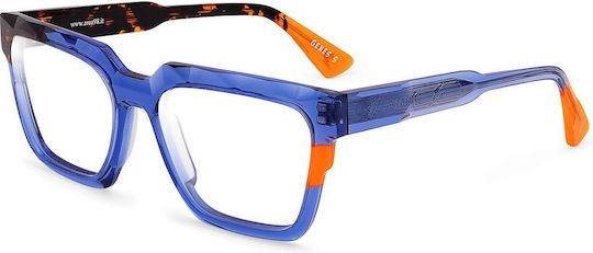 Genesis Weiblich Kunststoff Brillenrahmen Blau GV1620 02-09