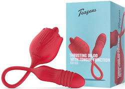 Teazers Vibrator With Thrusting Dildo For Her Ροζ