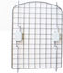 Vesta aus Metall in Silber Farbe 35.5 x 63.5 x 63cm