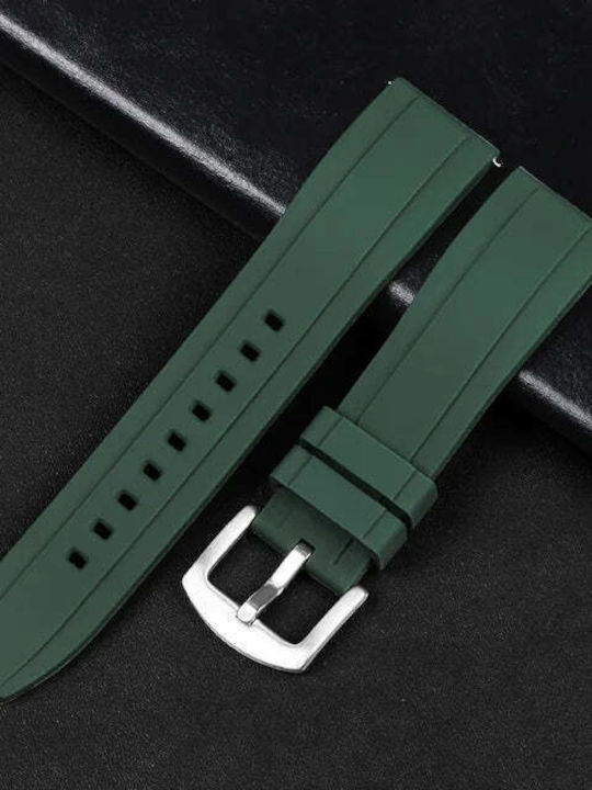 Gummi-Armband Grün 22mm