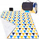 Bettdecke 200x200cm in Blau Farbe