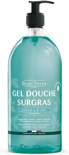 BeauTerra Aloe Vera Καταπραυντικό Shower Gel 1000ml