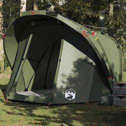 vidaXL Campingzelt Tunnel Grün für 4 Personen