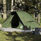vidaXL Къмпинг сцена Igloo Зеленa за 4 човека