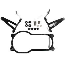 Headlight Protector Lens Cover Durable Aluminium Alloy Custom Fit Bmw R1250gs Black Headlight Protector Lens Cover Durable Aluminium Alloy Custom Fit Bmw R1250gs Black