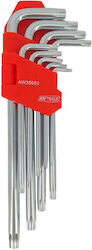 AWTools Σετ 9 Κλειδιά Torx