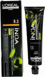 L'Oréal Professionnel Inoa 8.3 Ξανθό Ανοιχτό Ντορέ
