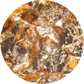 Alezori Folie für Nägel Gold