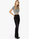 Woman Γυναικείο Jean Παντελόνι σε Bootcut Εφαρμογή Stone Black