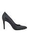 Spitze Zehe Pumps mit Hochem Absatz Schwarz