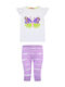 Kinder-Set mit Leggings Sommer 2Stück White