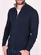 Herren Strickjacke Blue