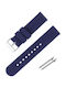 Rubber Strap Blue 22mm