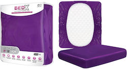 Протектор за матрак Bed X King Size лилав
