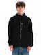 Men's Fleece Cardigan Black