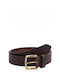 Esk Men's Belt Leather Brown