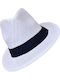 Herren-Hut Trilby Weiß