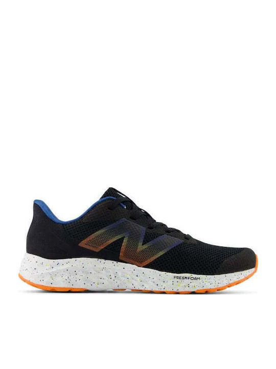 Fresh Foam Arishi V4 Αθλητικά Παιδικά Παπούτσια Running με Κορδόνια Μαύρα