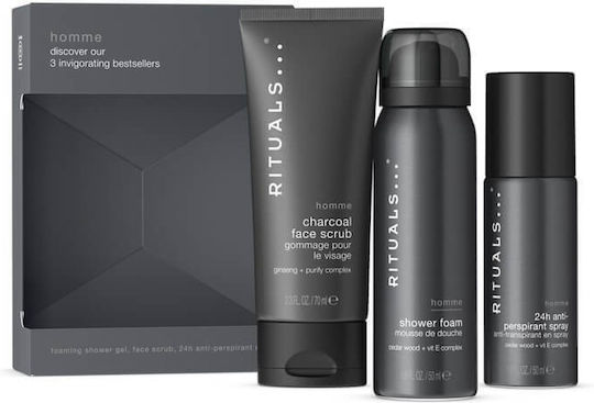 Rituals Homme Trial Комплект за грижа за кожата за Почистване на тялото