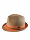 Kids' Hat Fedora Straw Brown