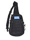 Herren Schulter / Crossbody Tasche Schwarz